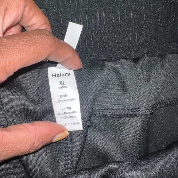 HALARA Corduroy Wide-Leg Women's Black Pants size XL Petite - Picture 8 of 8